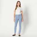 Amazon Essentials Women's Stretch Denim Mid-Rise Pull-On Skinny Jegging (Iced Light Wash)