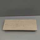 Mud Pie Large Travertine Footed Tray; 4" x 11"