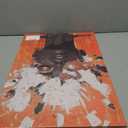 XLMDYYSW Black Woman Canvas Wall Art Abstract Black Girl African American Painting Modern Aesthetic Prints for Bedroom Framed (Orange, 16.00" x 24.00")
