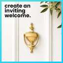 ExcelMark Door Knocker - Solid Brass Construction (Stock)