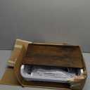 SAYZH Fruit Basket for Kitchen with Wood Top 5 Tier, Stackable Fruit and Vegetable Storage Cart, Wire Storage Basket with Wheels, Vegetable Basket Bins Rack for Onions and Potatoes, White