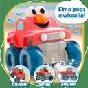 Sesame Street Giggle N Go Monster Truck Toy Vehicle, Pops Wheelies, Sings, and Has Phrases, Kids Toys for Ages 2 Up
