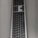 seenda Wireless Keyboard and Mouse Combo Full Size Slim Thin Wireless Keyboard Mouse with On/Off Switch on Both Keyboard and Mouse - (Black and Silver)