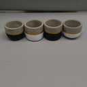 Mkono 3 Inch Mini Succulent Pots Concrete Planter Set, Modern Tiny Container for Indoor Plants, Christmas Home Office Decor Gifts for Plant Lovers (Plant NOT Included)