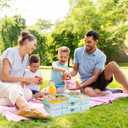 Stackable Snackle Box Container with 2 Lids, 14 Compartments - BPA-Free Snackle box Organizer, Dishwasher & Microwave Safe Reusable Snacklebox for Veggies, Fruits, Charcuterie, Snacks (Green, 2 Pack)