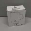 Ideus Vacuum Insulated Coffee Mug, 16oz Reusable Stainless Steel Thermal Double Walled cup with Handle and Slider Lid for Hot & Cold Beverages, BPA Free (Leapord Black)