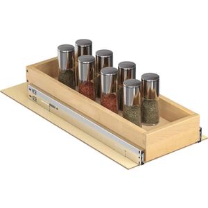 Pull Out Cabinet Organizer, 8" W x 21" D Soft Close Pull Out Drawers for Cabinets with Heavy Duty Slides, Wood Slide Out Drawers for Kitchen Cabinets