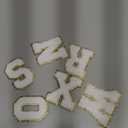 CHRORINE 26/52/104 Pcs Self Adhesive Chenille Letter Patches A-Z, Also Supports Sew or Iron on, Embroidered Alphabet Patches Stickers for DIY Clothing, Bags, Hats (26, White, Height 2.16)