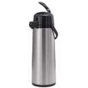 Service Ideas ECAL30S Eco-Air Airpot with Lever Lid, Insulated Beverage Dispenser, Thermal Coffee Carafe 3.0 L, Glass Lined 