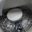 ZMISHIBO Outdoor Ceiling Fans with Light for Patios,Waterproof Gazebo Fan with Remote Control Smart App, 3CCT Dimmable, Plug in Caged Ceiling Fan with Pull Chain for Porch Pergola, Black