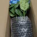 Artificial Hydrangea Flowers in Pot, True Touch Latex Faux Hydrangea Plant, Realistic Blue Potted Flower Arrangement for Home Decor, Table Centerpiece, Office Desk, Wedding Decor, Indoor Fake Plant
