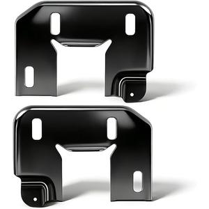 2pcs Front Left and Right Side Frame Mount Bumper Bracket Fits for Ford F-150 2015 2016 2017 2018 2019 2020 Replace FL3Z17N775C FL3Z17N775H FO1066203 FO1067203