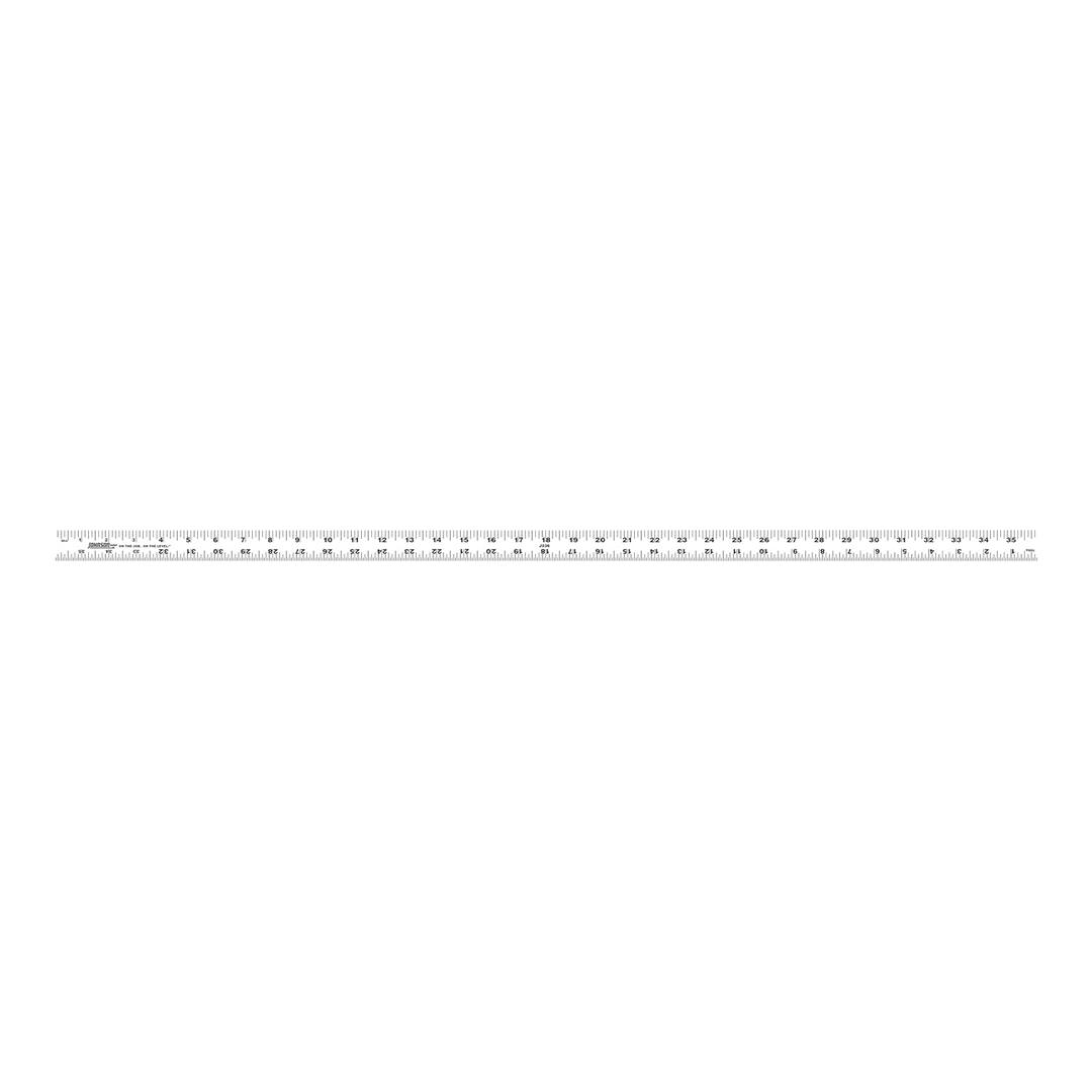 Johnson Level & Tool J236 Aluminum Yardstick, 36", Silver, 1 Yardstick