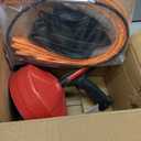 50 Ft Drain Auger,Use Manually or Drill Powered 50 Feet Drain Snake,Heavy Duty Flexible Plumbing Snake,With Gloves and Storage Bag for Kitchen Sink, Shower Drain (50FT, Red)