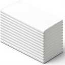 LemonRoad 12 Pack Kitchen Flour Sack Dish Towels 18''x18'' Natural Cotton Kitchen Towels White Highly Absorbent Cotton Tea Towel for Craft Quicking Dry for Bread Proofing, Baking, Crafting, Embroidery