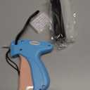 Itopan Stitch Gun for Clothes, Tagging Gun for Clothing Quick Fixes - Price Tag Gun with 6 Fine Needle, 1000 Black Fasteners & 1000 White Fasteners DeepSkyBlue1+Coral