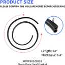 WPW10129032 W10129032 Range Oven Door Seal Gasket Compatible with Kenmore Whirlpool Ranges/Ovens