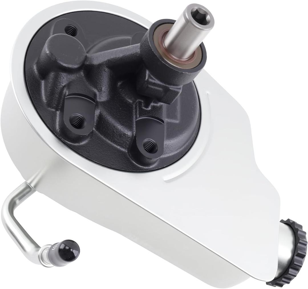 20-8740 Power Steering Pump with Reservoir, Compatible with 2007-2013 Cheyenne 5.3L,2007-2014 Escalade 6.2L,2008-2009 H2 6.2L,fit for Silverado/Tahoe, Replace OE 208740,96-8740, 968740