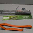 60 INCH Weed Grass Cutter with Double-Edged Serrated Sharp Steel Blade, Weed Cutter Tool, Manual Weed Whacker, Grass Whip, Stand Up Heavy Duty Weeder Tool with Long Handle for Weeds Yard