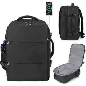 DEYACE Travel Backpack for Men Women, TSA Approved Carry On Backpack Personal Item Size Airplane Approved Weekender Bag, Water Resistant Lightweight Laptop Daypack for Flight