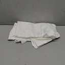 Premium Twin Size Bedskirt 800TC 100% Egyptian Cotton White Bed Skirt Twin Size 12" Drop Length, Tailored Fit, Elegant Pleated Style - White