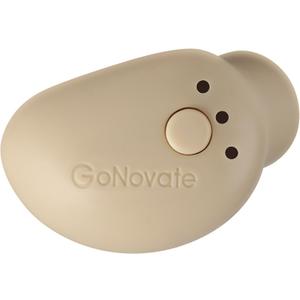 G11 Bluetooth Earpiece Wireless Earbud Mini Invisible Headphone, 6 Hrs Playtime Magnetic USB Charger Smallest Headset Single Car Earphone with Mic for Samsung Galaxy (Beige-1 Piece)