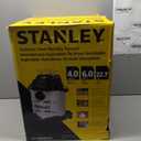 STANLEY SL18116 Wet/Dry Vacuum, 6 Gallon, 4 Horsepower, Stainless Steel Tank, 4.0 HP, Silver+Yellow