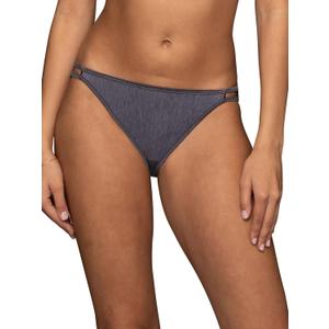Vanity Fair Women's Illumination String Bikini Panty 18108, Steele Violet, X-Large/ 8