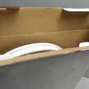 Elongated Toilet Seat, 18.5 Soft/Slow Close Oval (Oblong) Toilet Seat for Elongated Toilets, No-Slam Quiet-Close Lid, Easy-to-Install & Clean, Durable Never-Loosen White Plastic Seat