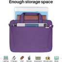 BAFFINA 17 17.3 Inch Laptop Shoulder Bag for Men Women,Waterproof Computer Carrying Case Messenger Bag with Strap for 17-18" HP Dell,Laptop Briefcase for Office business Travel College School,Purple