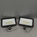 EDISHINE 10000LM LED Flood Light Outdoor,2 Pack 73W Outdoor Security Light, 5000K Daylight White, IP65 Waterproof Flood Lights for Garage, Backyard, Patio, Garden, Porch, Stair