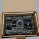 4K 60MP WiFi Trail Camera,Game Cameras with Night Vision Motion Activated Waterproof,Suitable for Outdoor Wildlife Detection, Monitoring Home Security (Green)