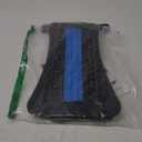 Back Stretcher, 3 Level Adjustable Lumbar Back Cracker Board, Relief for Lumbar Area Pain, Scoliosis Aid, Spine, Herniated Disc, Extra NBR Pad & Silicone Pad (Blue)