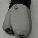 Vekkia Travel Pillow with Memory Foam, Portable and Compressible Camping Pillow with Washable Cover, Ergonomic Supportive for Sleeping, Ideal for Adults & Kids Travel, Hiking, Airplane, Car (Gray M)