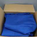 Boat Cover 16-18.5 ft, Upgraded 1800D Boat Cover, 6000Pa Waterproof Heavy Duty Boat Covers with Motor Cover Fits BassBoat, V-Hull Tri-Hull Boat, Runabout Bowrider, 16' 17' 18' 18.5', Blue