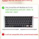 Seorsok Compatible with MacBook Air 15 inch Case 2023 2024 Release A2941 M2&M3 A3114 Touch ID,Ultra Thin Laptop Plastic Hard Shell Case&Keyboard Skin&Type C Adapter 1Pack,Khaki