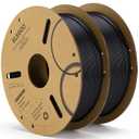 ELEGOO PLA Filament 1.75mm Black 2KG, 3D Printer Filament Dimensional Accuracy +/- 0.02mm, Pack of 2 1kg Cardboard Spool (2.2lbs) 3D Printing Filament Fits for Most FDM 3D Printers