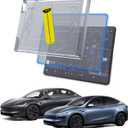Tesla New Model Y Juniper & Model 3 (2024–2025) Screen Protector/No Glare & Fingerprint – Model 3 Highland/New Tesla Model Y Juniper Accessories, Anti-Glare & Smudge-Free with Alignment Kit