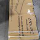 Walking Pad Treadmill, Anylife Incline Walking Pads Under Desk 330lb Capacity, 2.5HP Portable Treadmills for Home, Compact Treadmill Small Running Pad with LED Display, Remote Control (White Black)