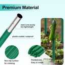 Garden Stakes 2FT, 30pcs Plastic Coated Steel Stakes Specifically Designed for Climbing Plants, Ideal for Tomatoes, Beans, Cucumbers, Peppers, Vines, and More Plant Growth