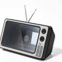Anki HappiGo 12' Screen Magnifier for Cell Phone-Retro TV Amplifier 3D HD Mobile Phone Screen Magnifying Enlarger for Movies Videos Games, Screen AmplifierFit for All Smartphones (Technology Grey)