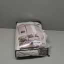 Pleated Memory Shaped Natural Linen Curtains Short, Pinch Pleat Light Filtering 45 inch Curtain with Hooks Privacy for Kitchen Cafe Small Window Back Tab Drape Home Decor 3-3/4FT Panels x 2 (Soft Cream)