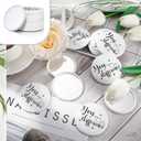 Hoolerry 48 Pcs Inspirational Compact Mirror Gifts Bulk for Women You Make a Difference Round Mini Pocket Makeup Purse Pocket Mirror for Women Employee Coworker Nurse Appreciation Gifts