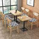 SearchI Seat Covers for Dining Room Chairs Stretch Printed Chair Seat Covers Set of 4, Removable Washable Upholstered Chair Seat Protector Cushion Slipcovers for Kitchen, Office(Grey+White)