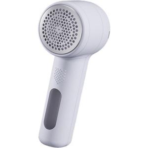 Rechargeable Fabric Shaver Digital LED Display 3 Adjustable Levels ABS Texture for Clothes Furniture Lint Pills Removal Digital Display Fabric Shaver (White)