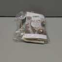 2 x Handcrafted Christmas Heart Ornament, Fabric Holiday Decor, Rustic Reindeer and Santa Pattern, Hanging Tree Decoration (Two)