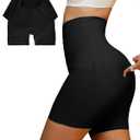 PAUKEE Padded Underwear for Women Butt Lifting Panties Tummy Control Shapewear Built-in Butt Pads for Bigger Butt (Large, Black)