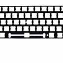 YMDK ANSI Costar Stabilizers Anodized Aluminum Positioning Board Plate Support for GH60 60% Keyboard DIY (Black)