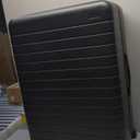 Away Large Checked Luggage, 29 Inch Hardside Suitcase with Spinner Wheels, Lightweight & Durable, TSA Lock, Jet Black
