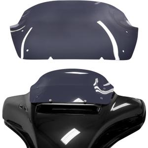 10" Windscreen Windshield Compatible with Harley Davidson Tuoring CVO Street Glide FLHXSE 2023 2024 FLHX/I 2024 for 2023 2024 Road Glide Accessories, Smoke